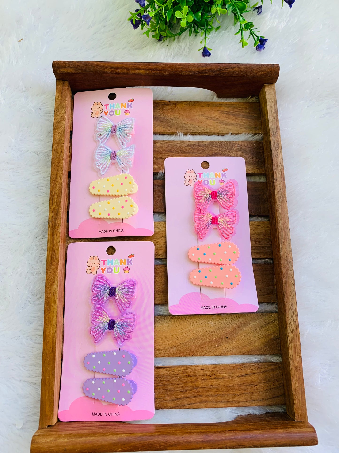 Pookie Butterfly Clip Card