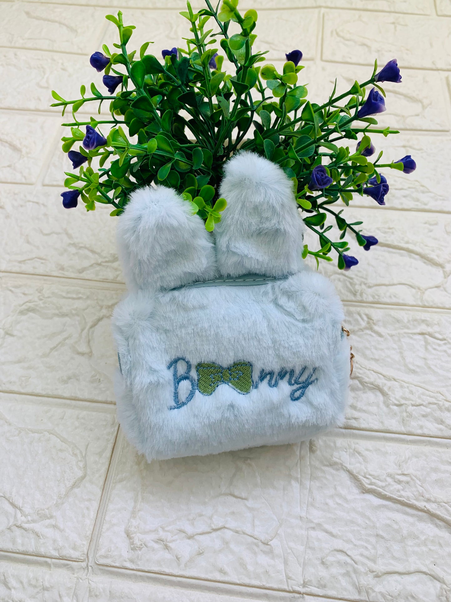 Bunny Fur Pouch