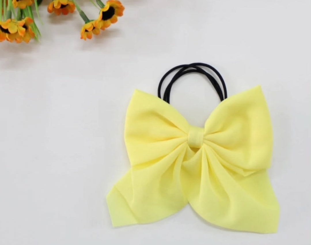 Plain Hair Bow Ties