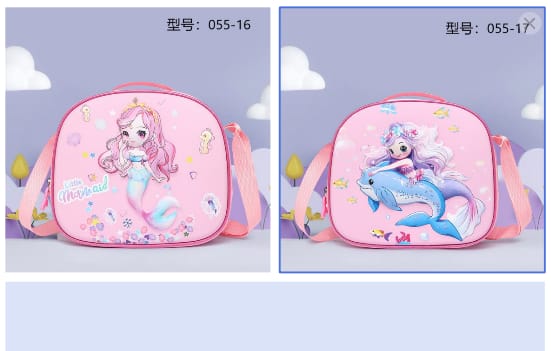 3D Cartoon Insulated Lunch Bags
