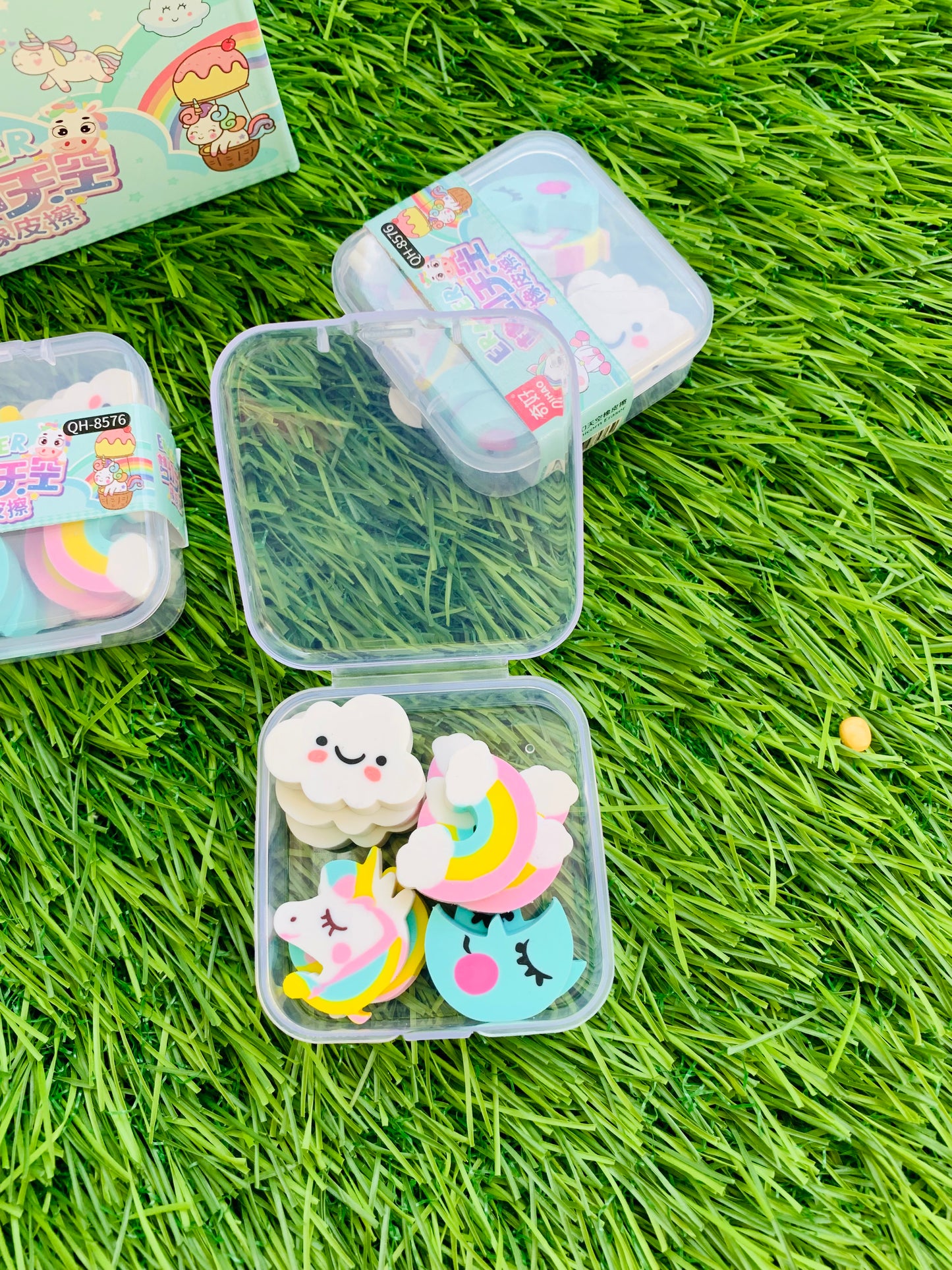 Magical Unicorn Sky Erasers Box
