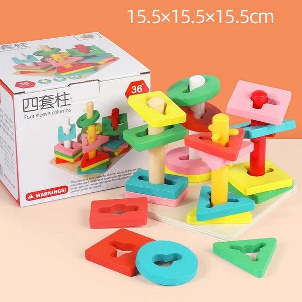 Wooden Shape Sorting