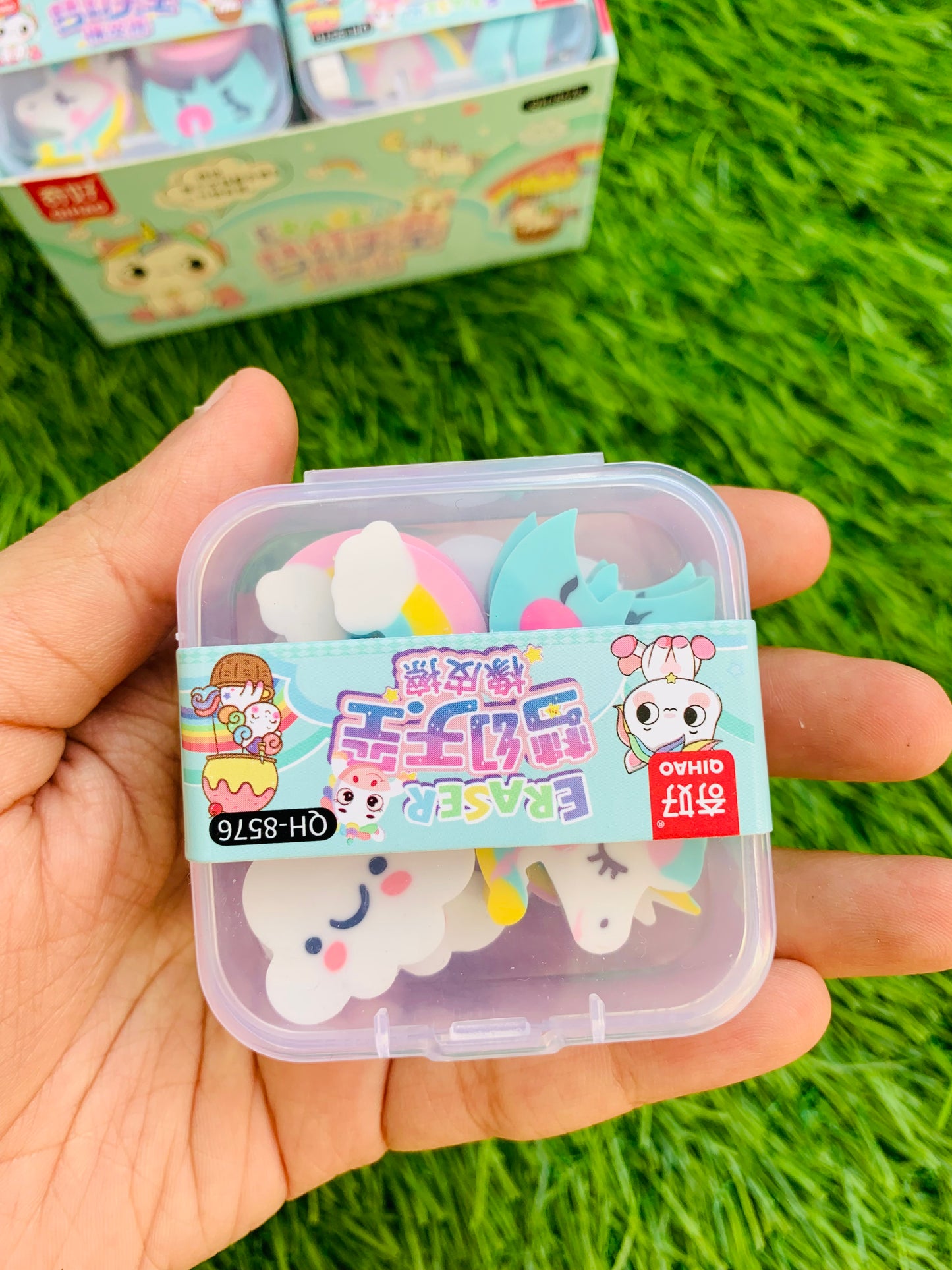 Magical Unicorn Sky Erasers Box