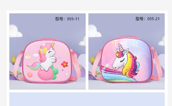 3D Cartoon Insulated Lunch Bags