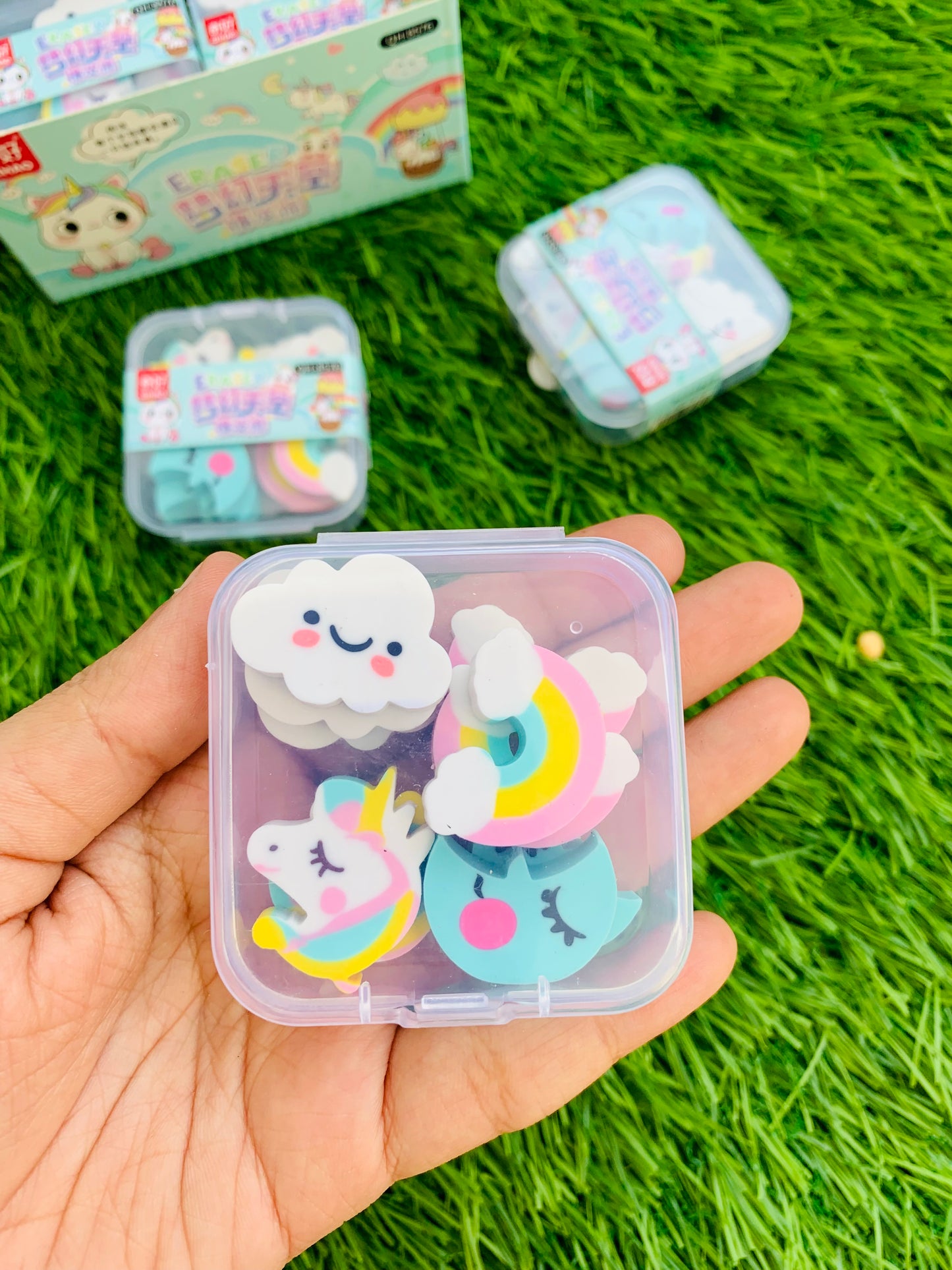 Magical Unicorn Sky Erasers Box
