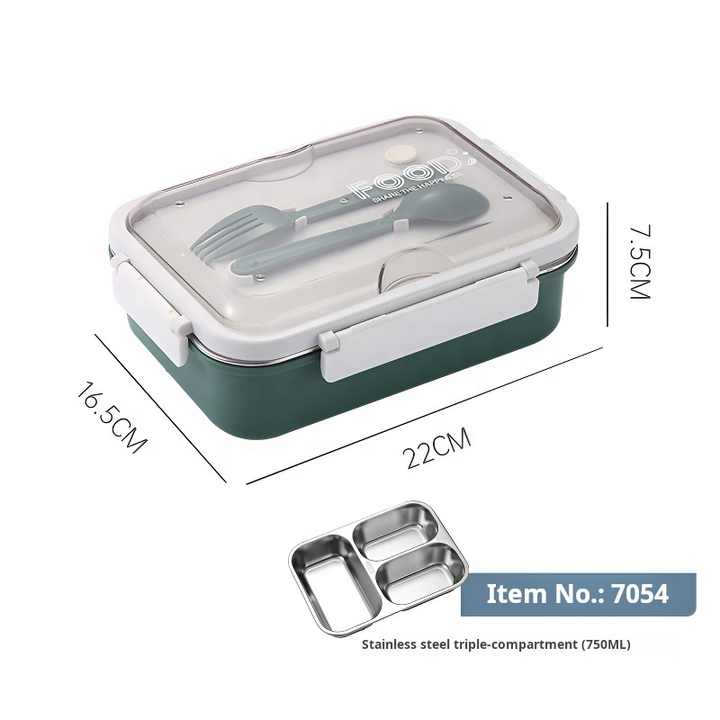 3 Grid Lunch Box