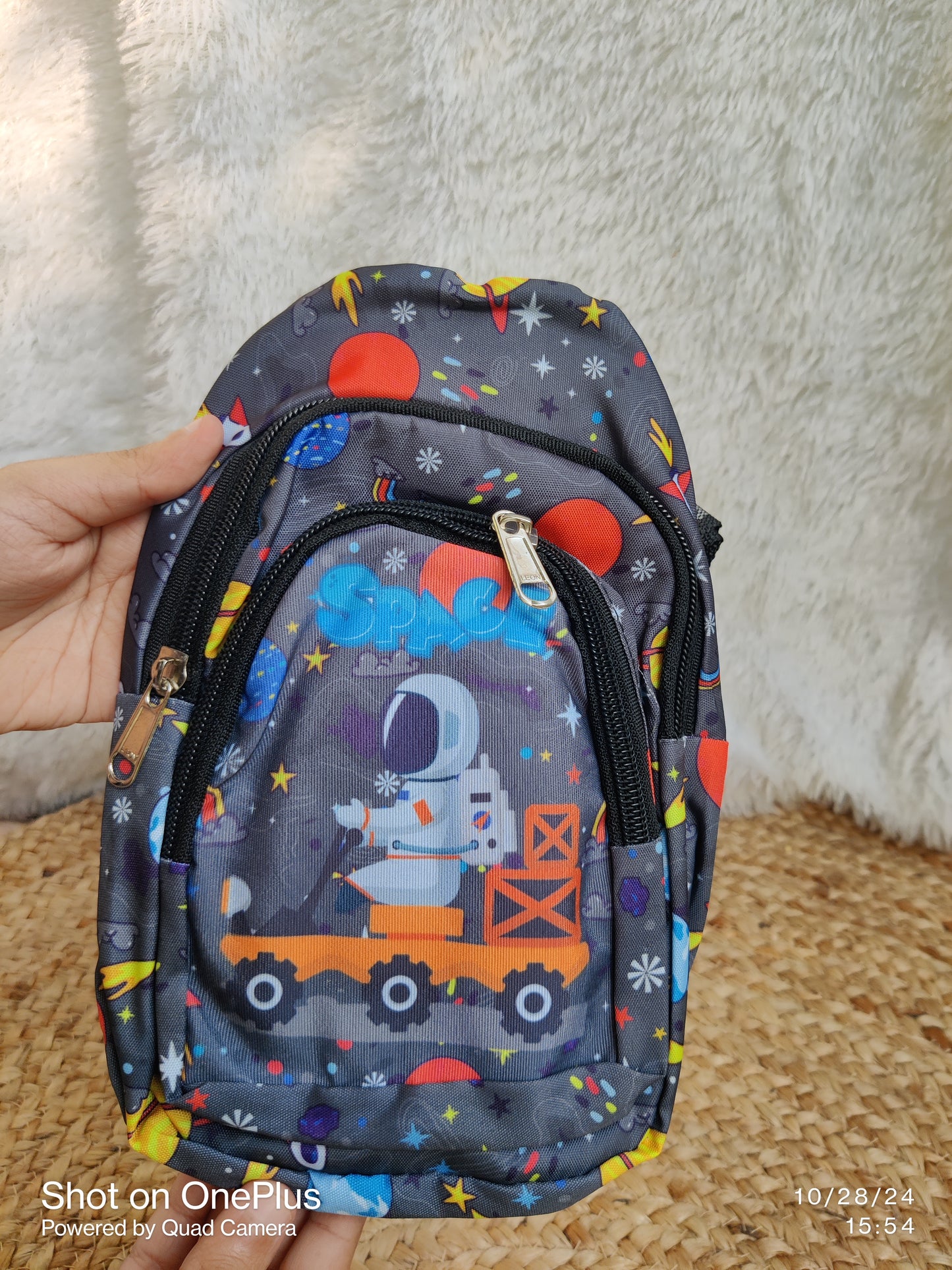 Dual Zipper Cross Body Bags