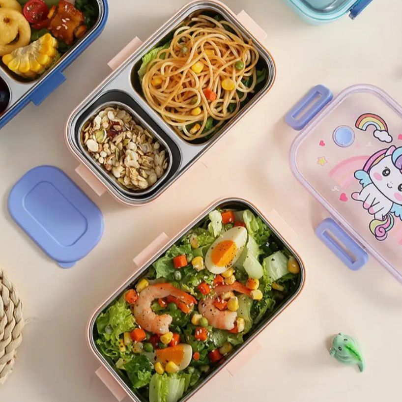 Dual Grid Insulated Lunch Box
