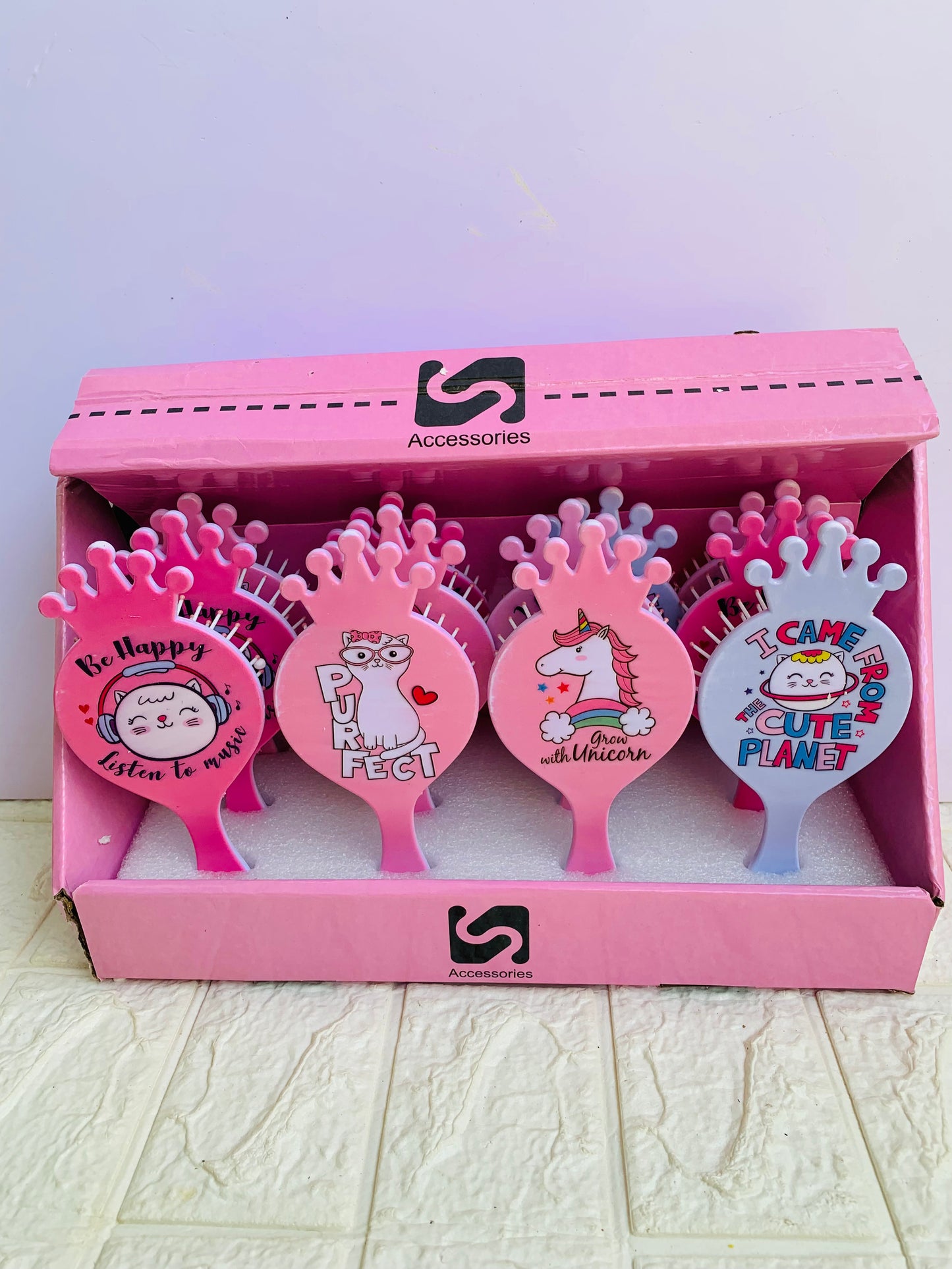 Crown Hair Brush/ Combs