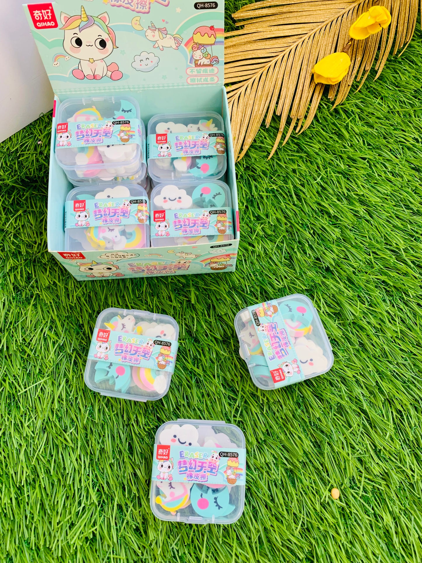 Magical Unicorn Sky Erasers Box
