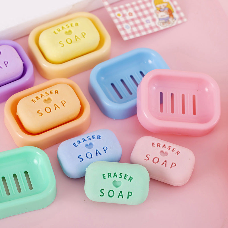 Soap Erasers With Tray
