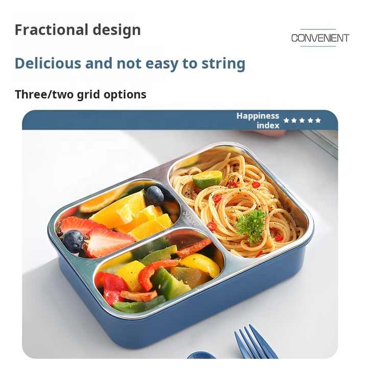 3 Grid Lunch Box