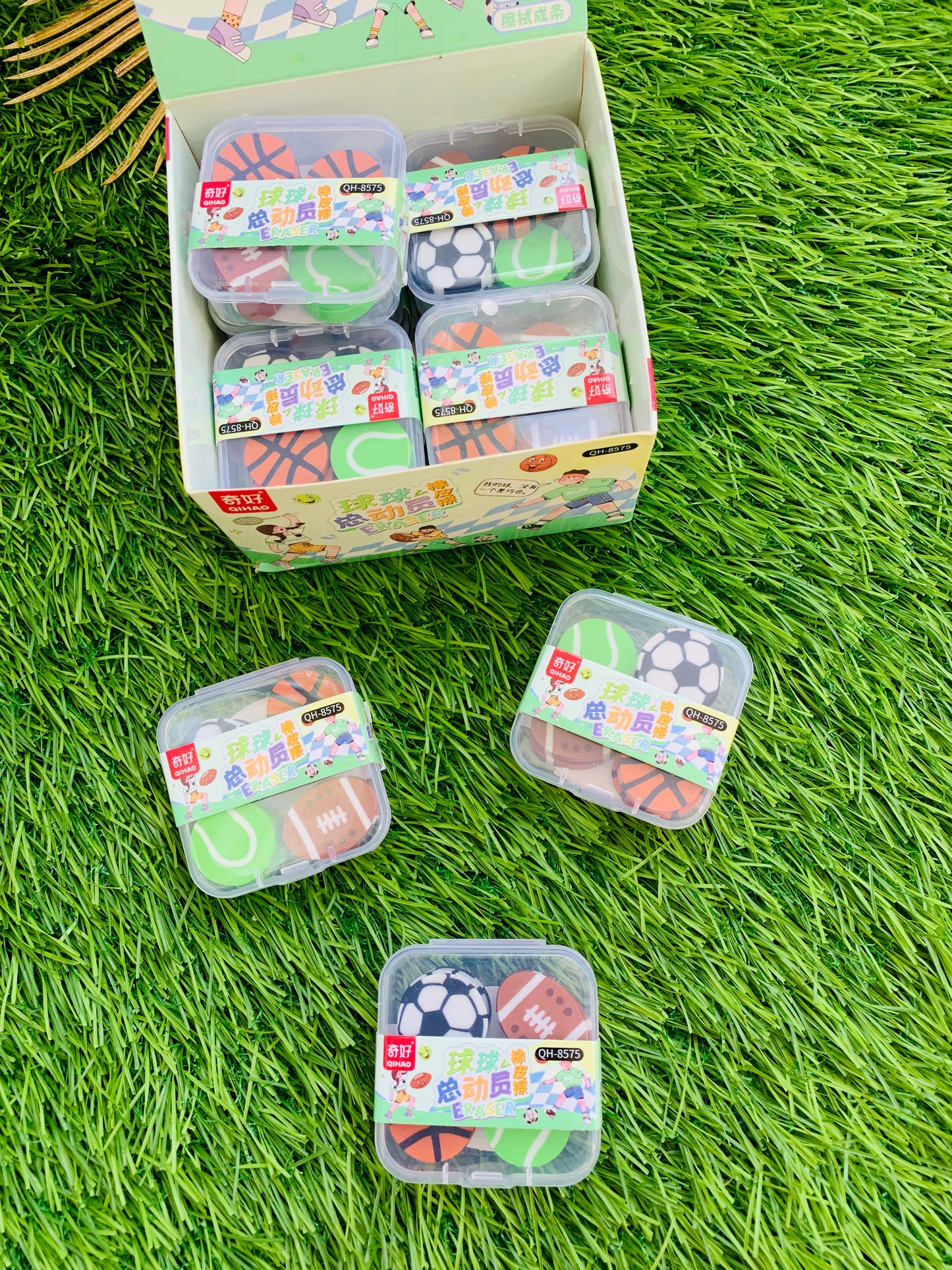 Ball Erasers Box
