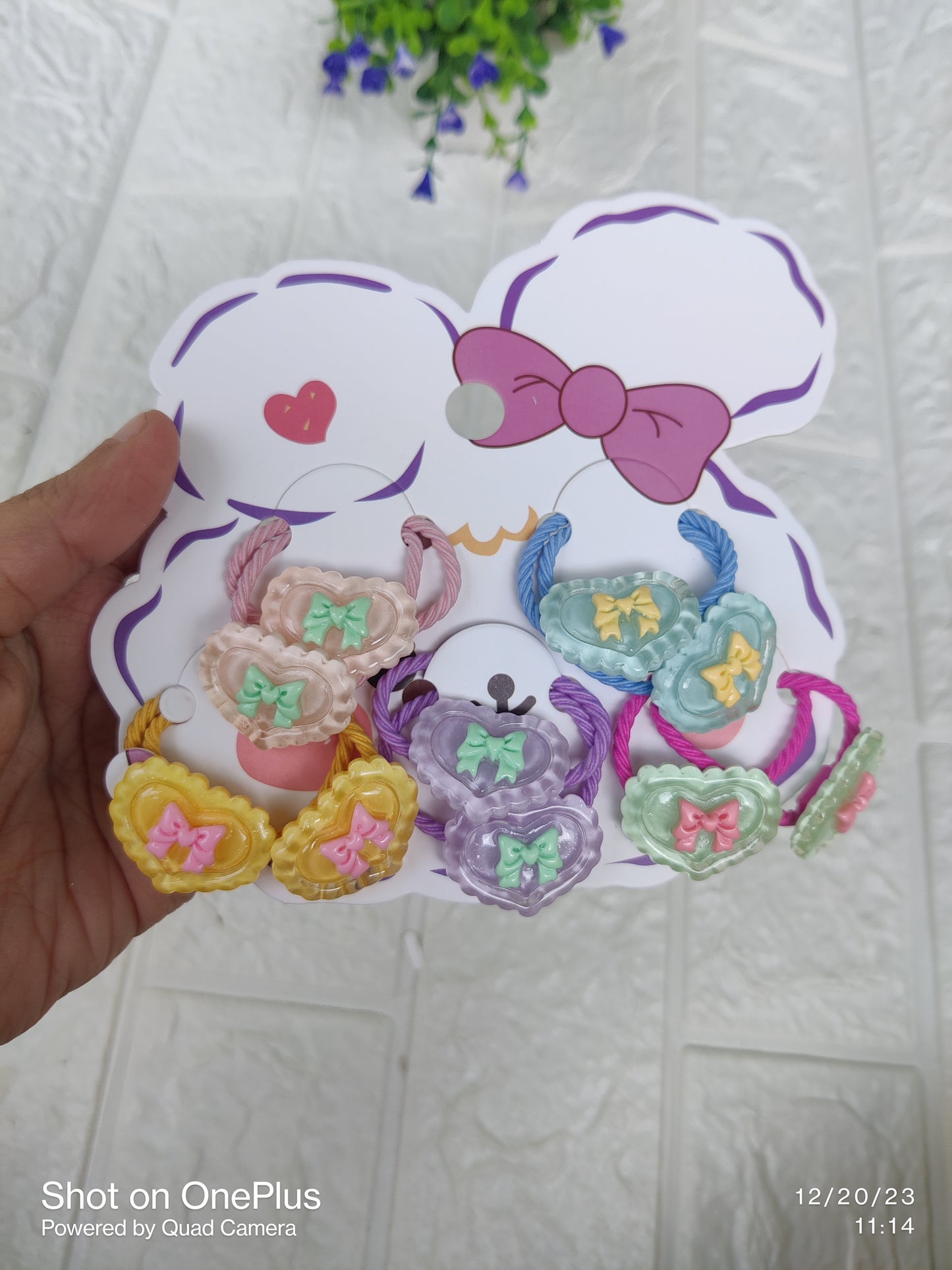 5 in 1 Hair Ties Card