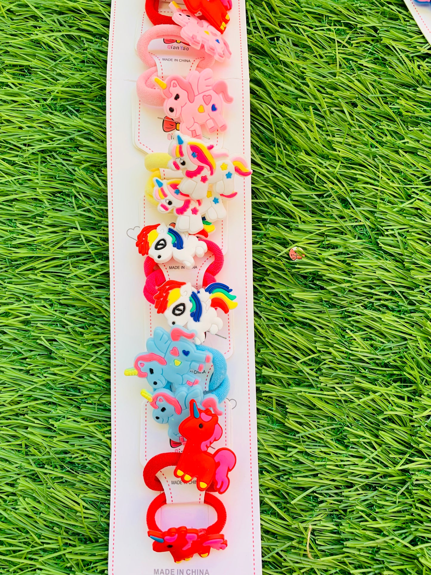 Cartoon Hair Ties Pair ( Pack of 2 Pairs)