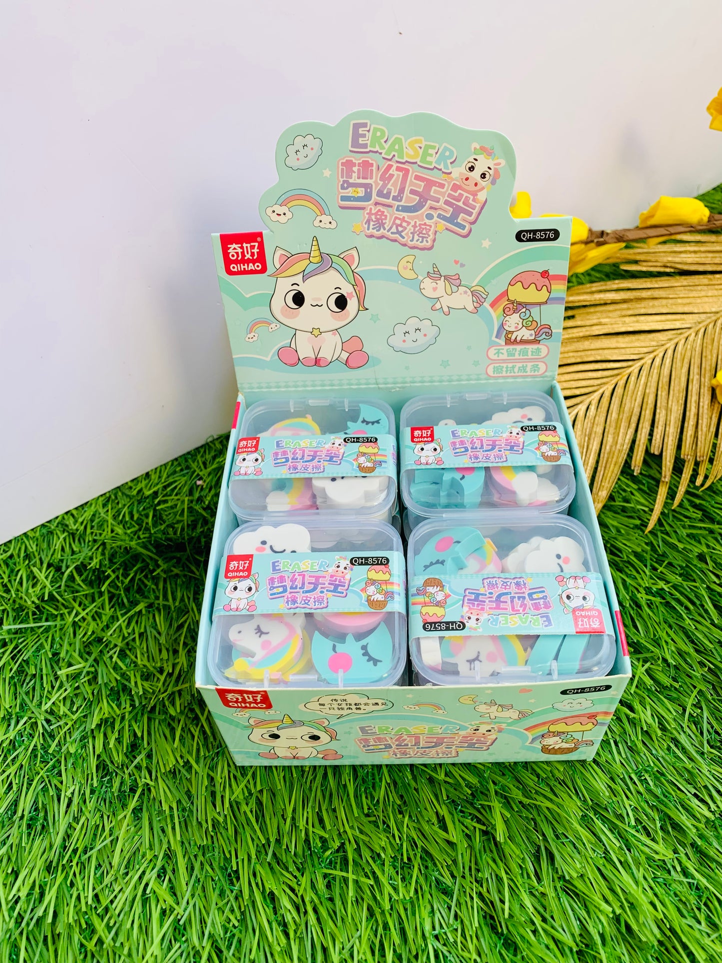 Magical Unicorn Sky Erasers Box