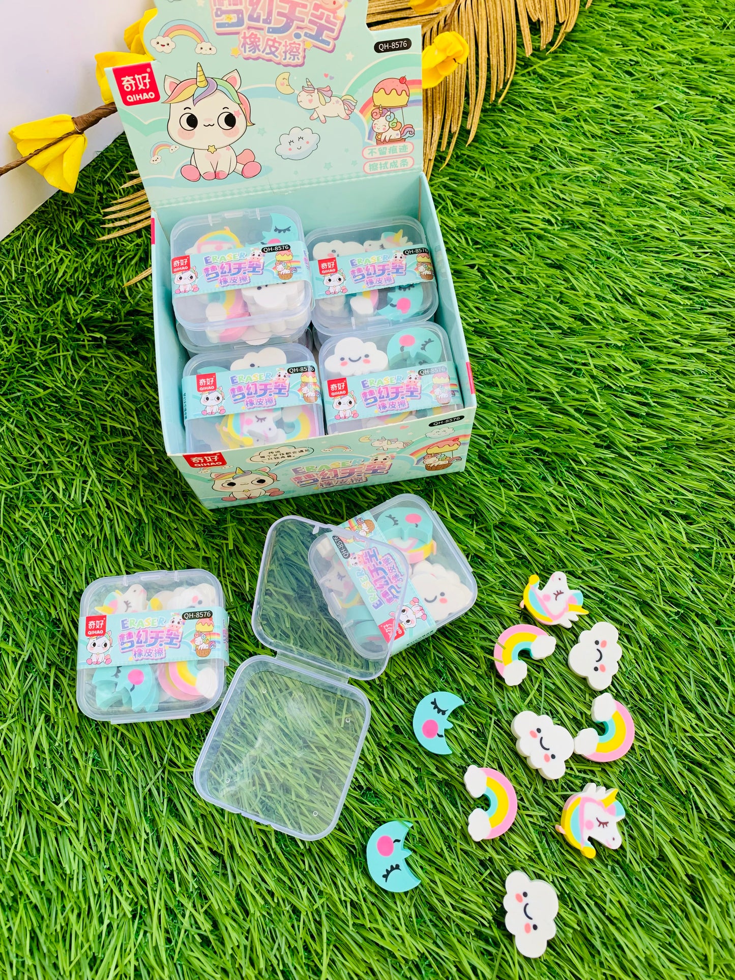 Magical Unicorn Sky Erasers Box