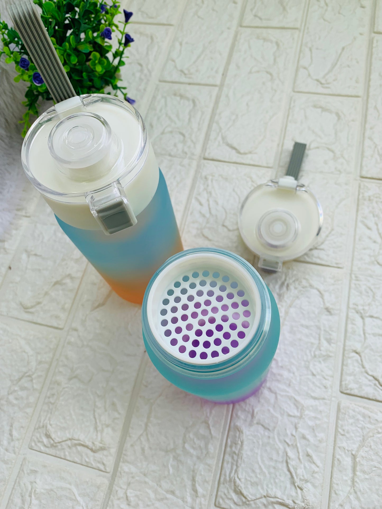 Dual Color Mini Water Bottle