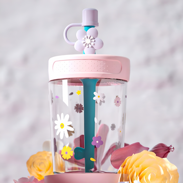 Floral Sipper Cup/ Bottle