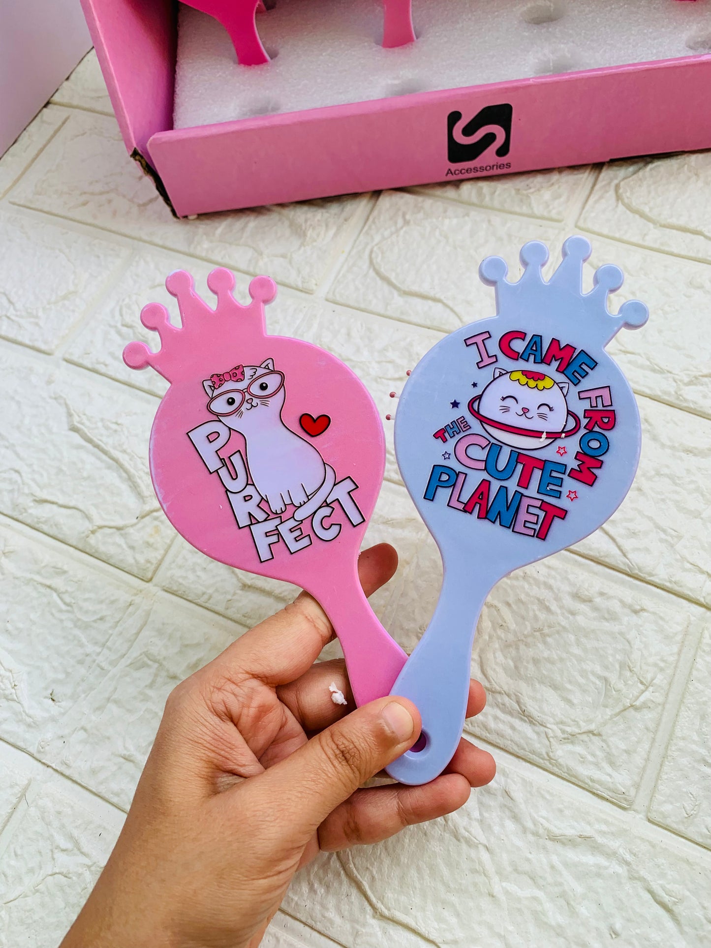 Crown Hair Brush/ Combs