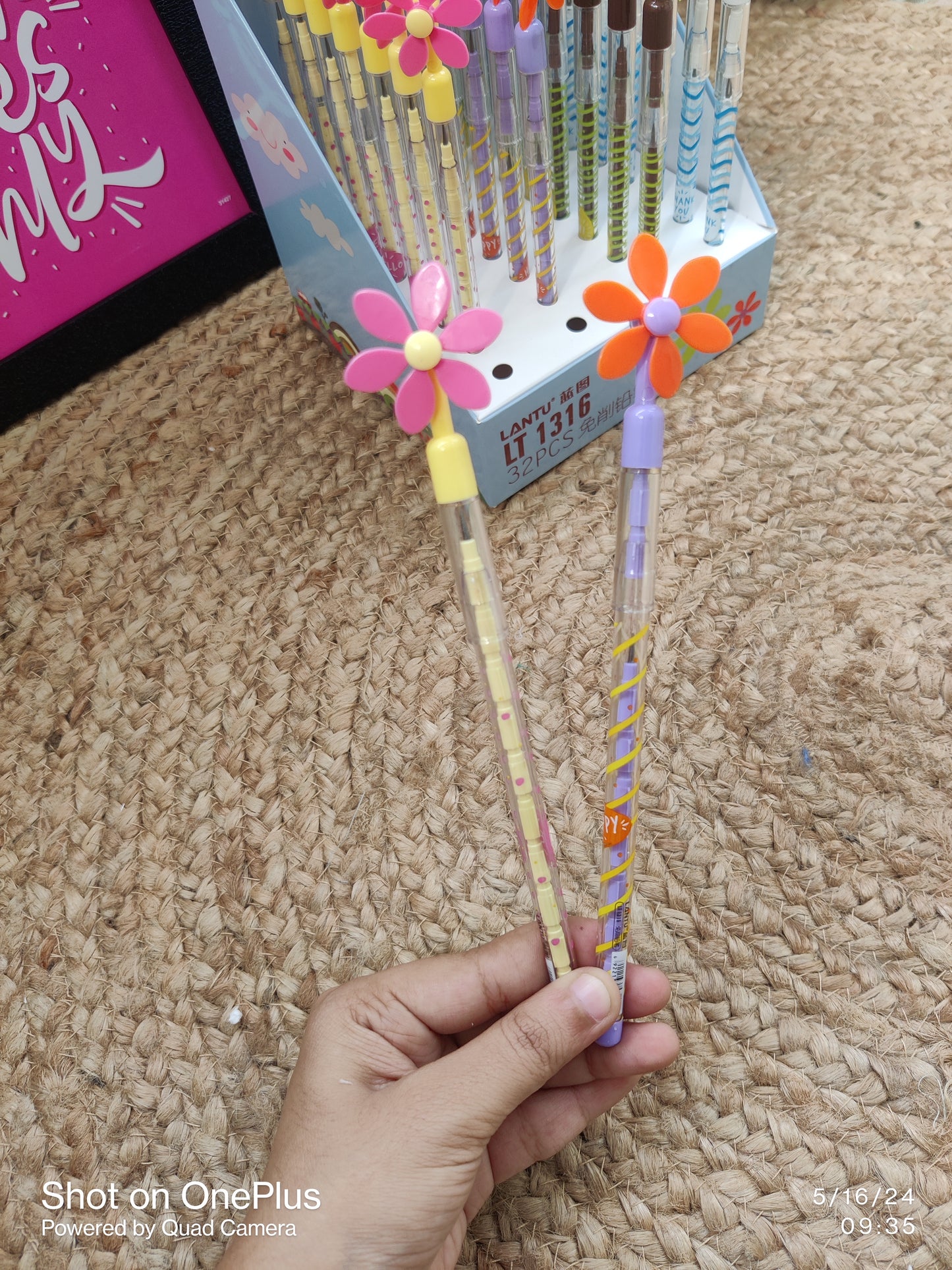 Flower Push Pencil