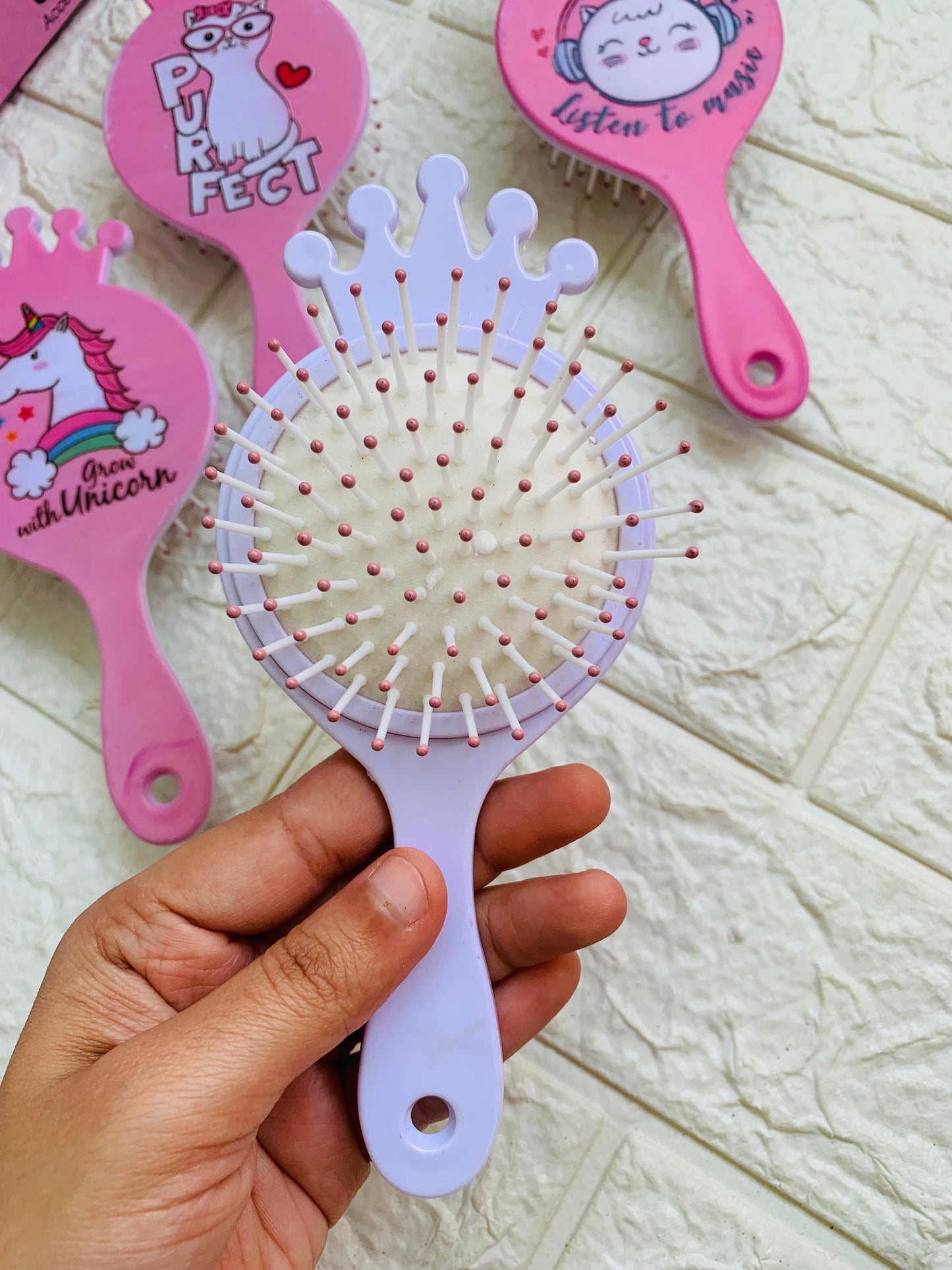 Crown Hair Brush/ Combs