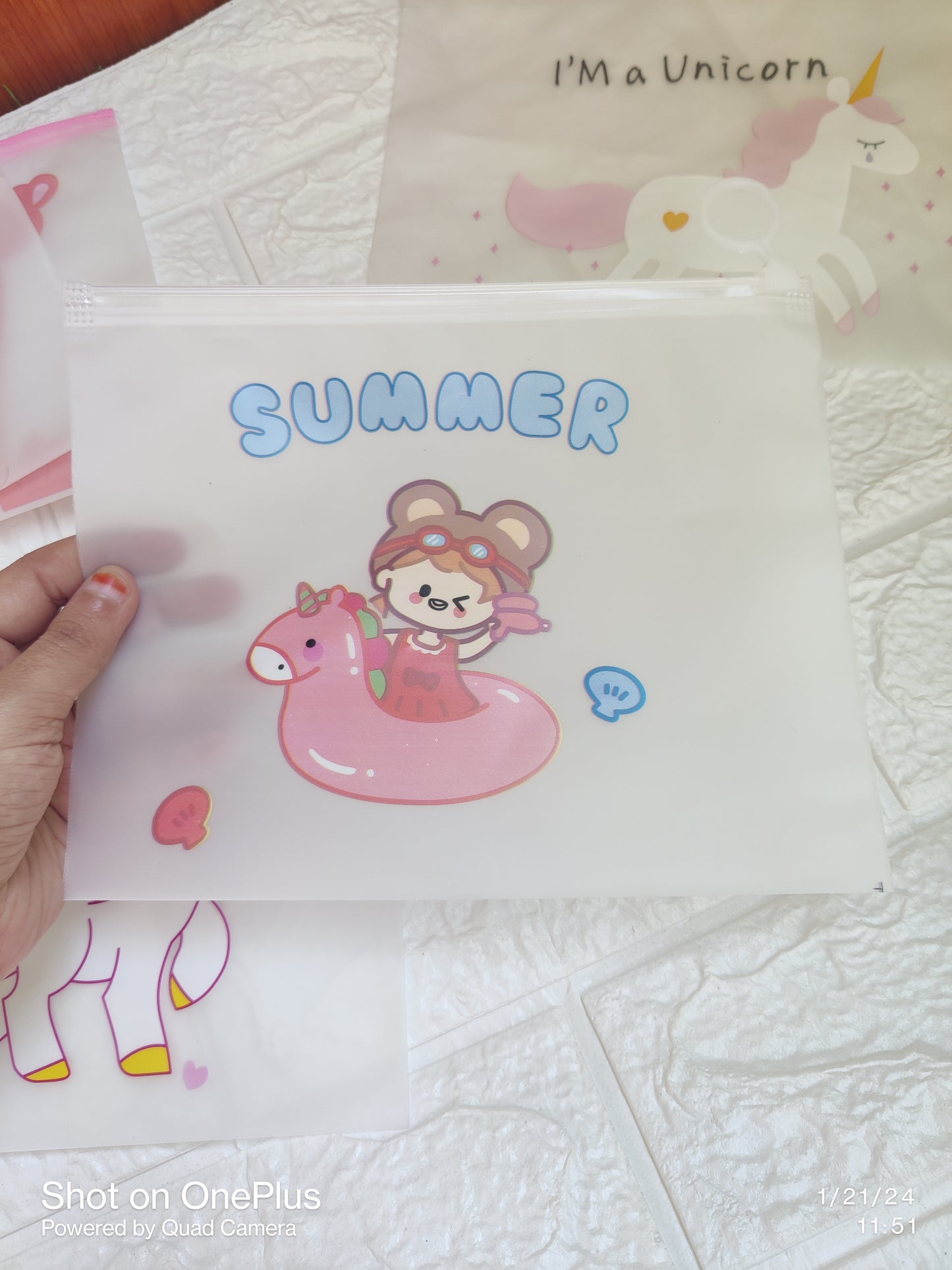 Frozen/ Avengers A5 Transparent Pouches