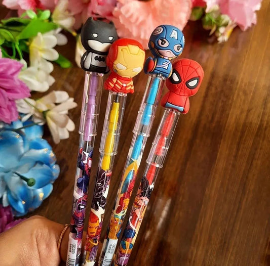Super Hero Push Pencils