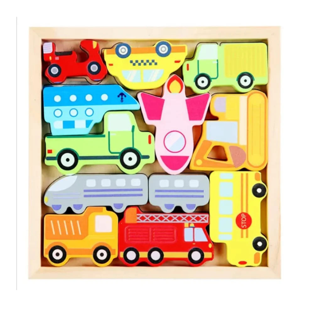 3D Wooden Puzzles