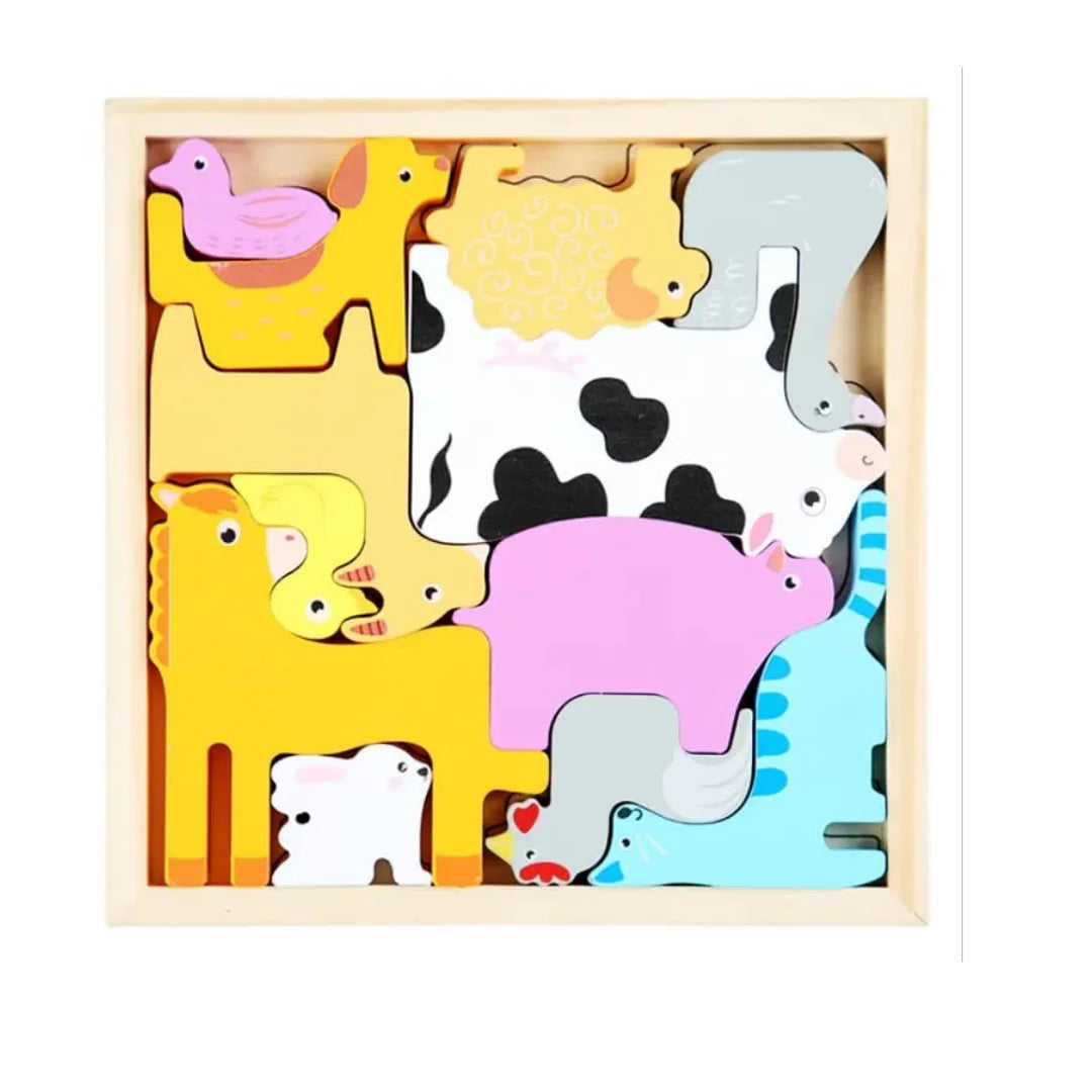 3D Wooden Puzzles
