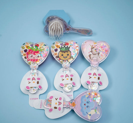 Heart Crystal Comb
