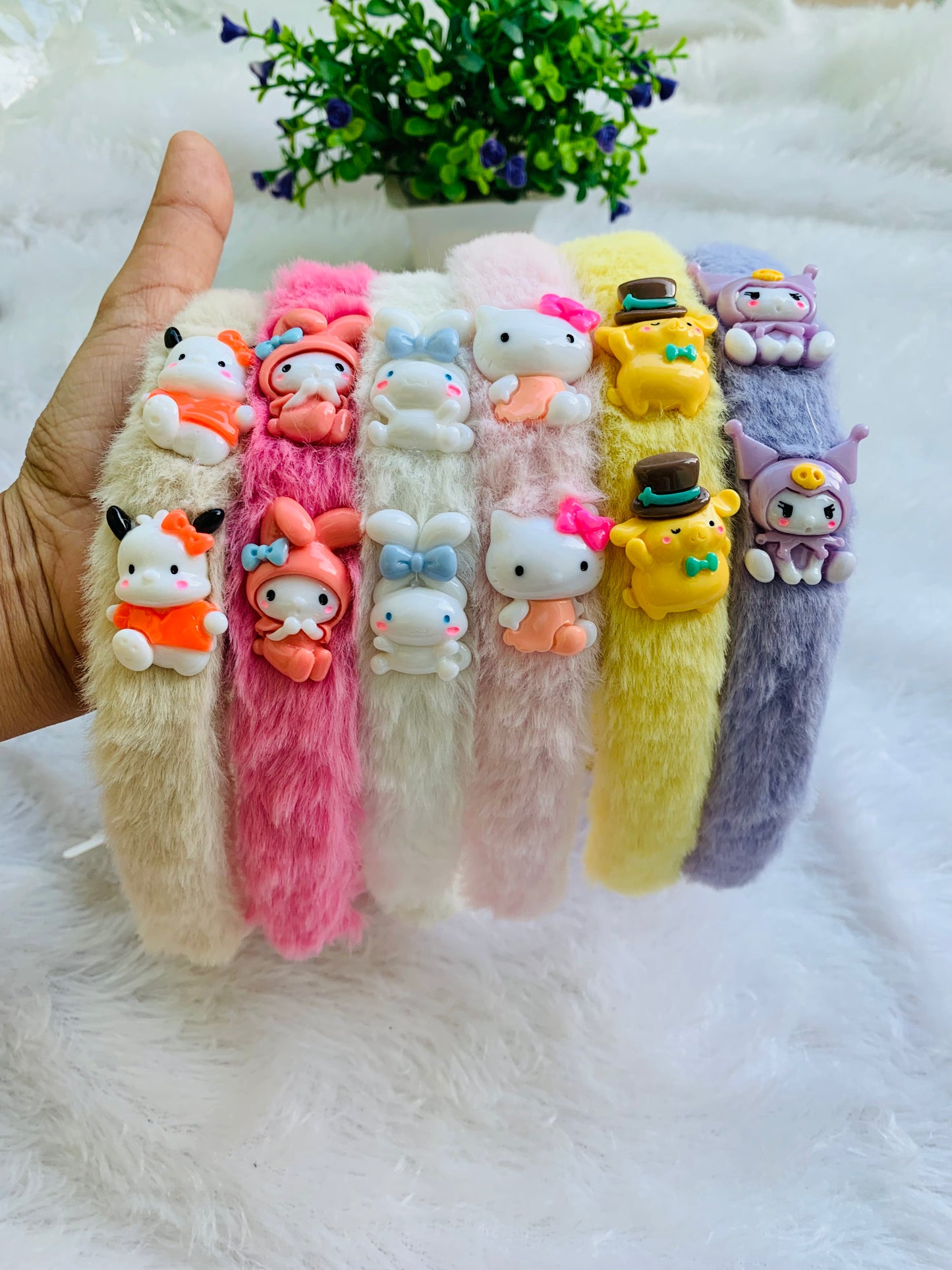 Sanrio Fur Hair Bands