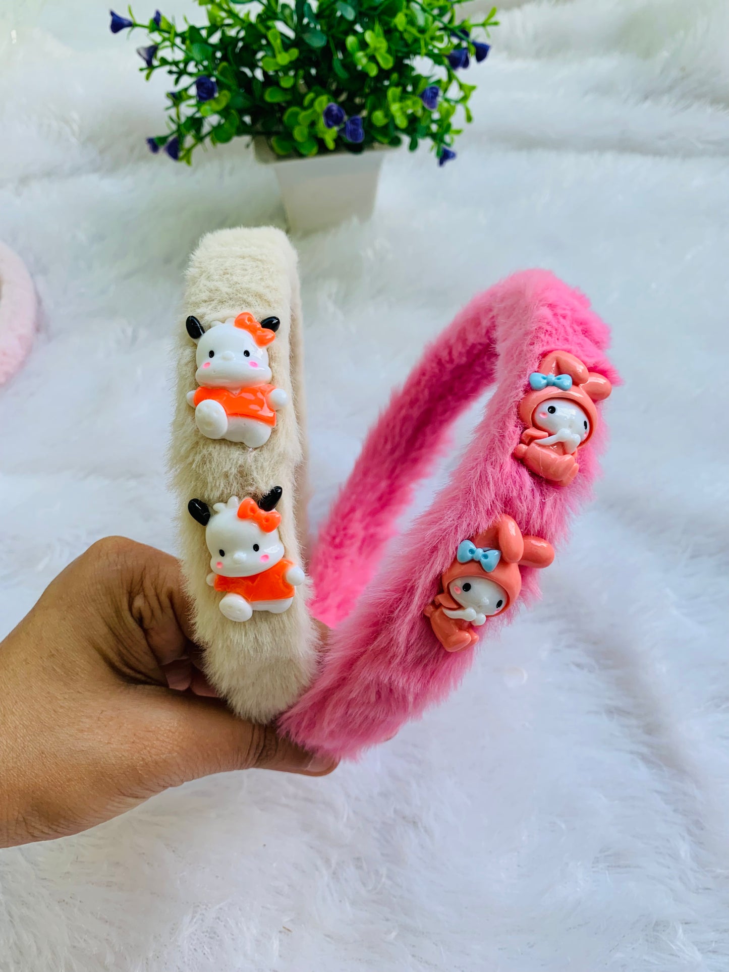 Sanrio Fur Hair Bands