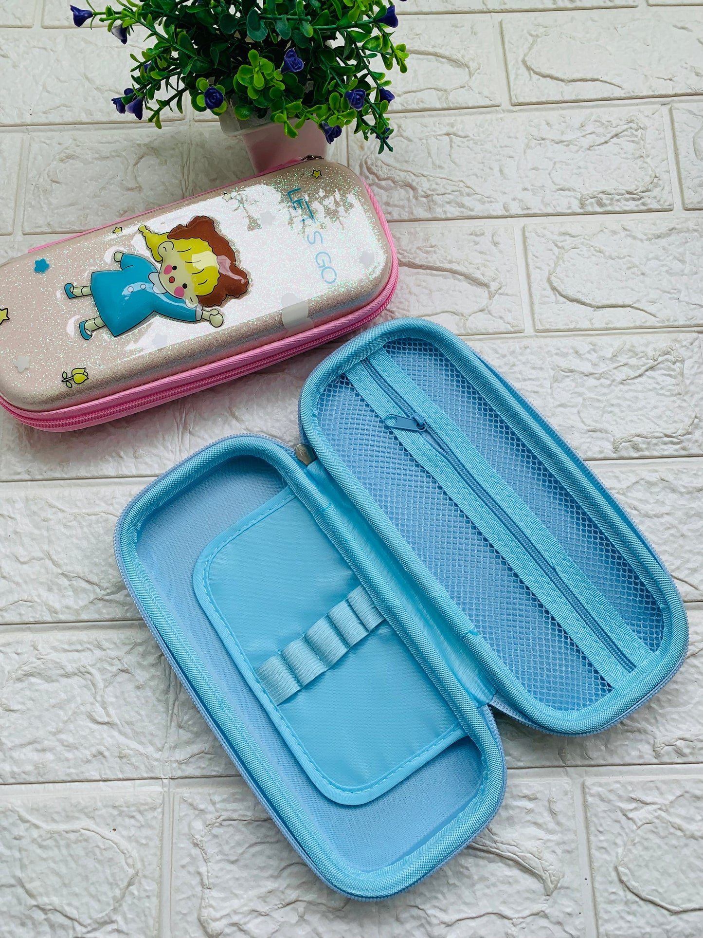 Little Girl Glitter Pencil Case
