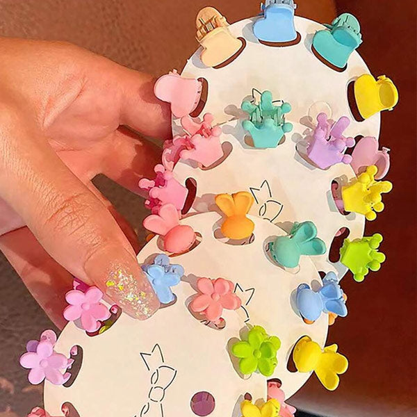 Wheel Mini Hair Claws Card