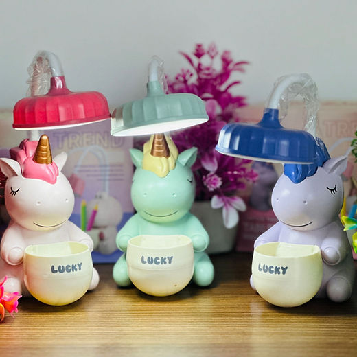 Unicorn Lamp with Pen Stand