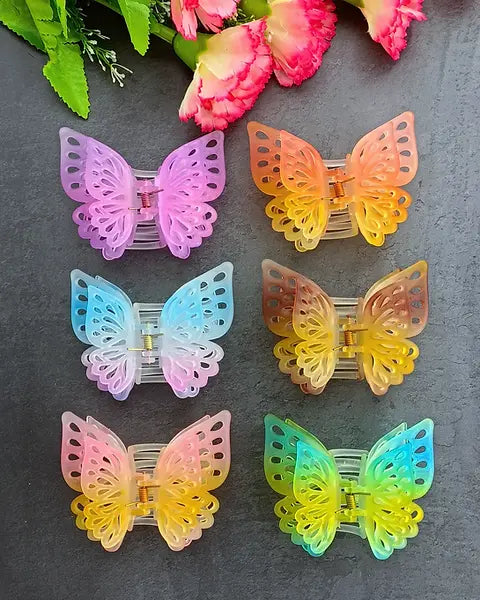 Multilayer Butterfly Hairclaws