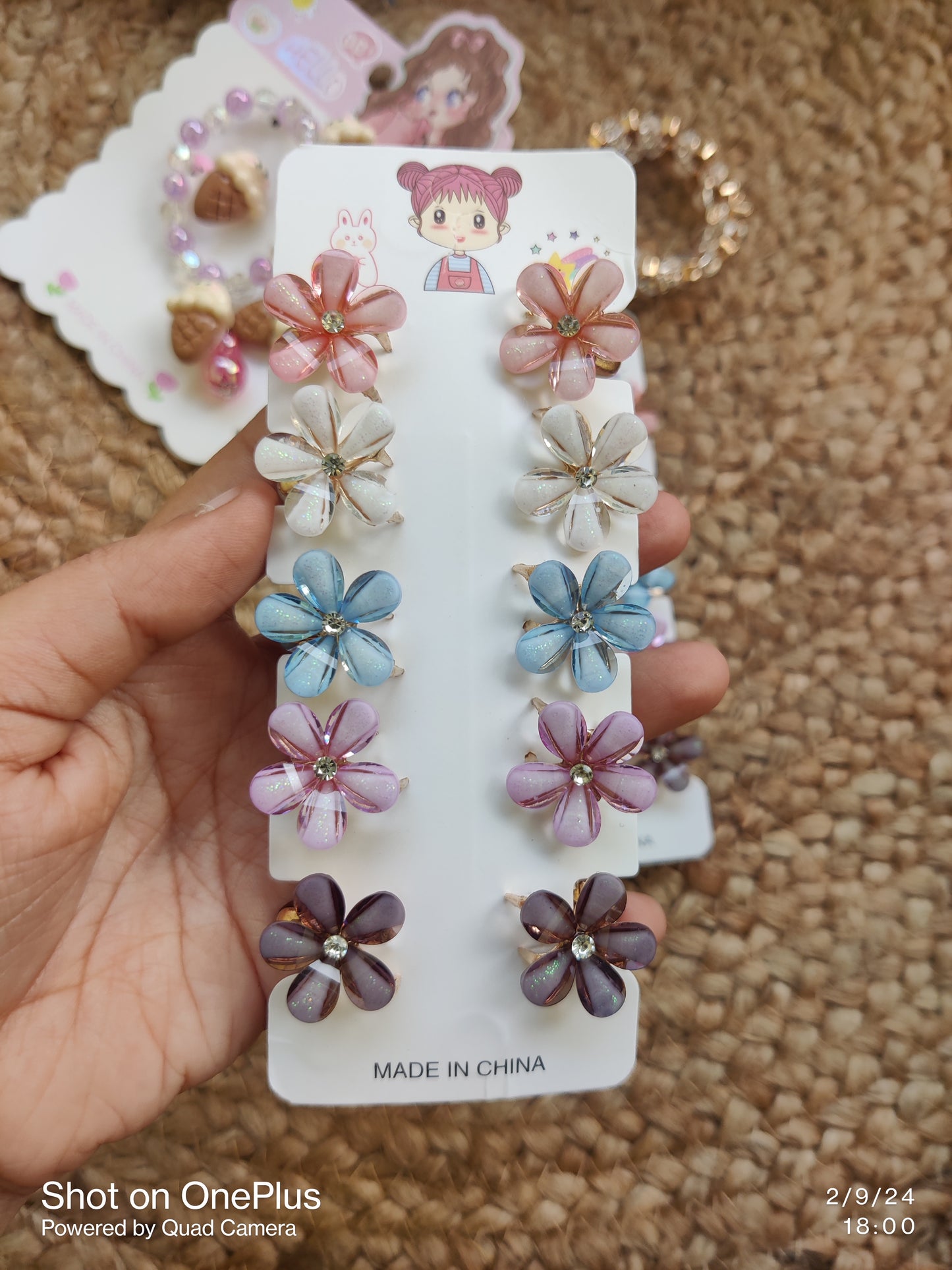 Premium mini Floral Claws