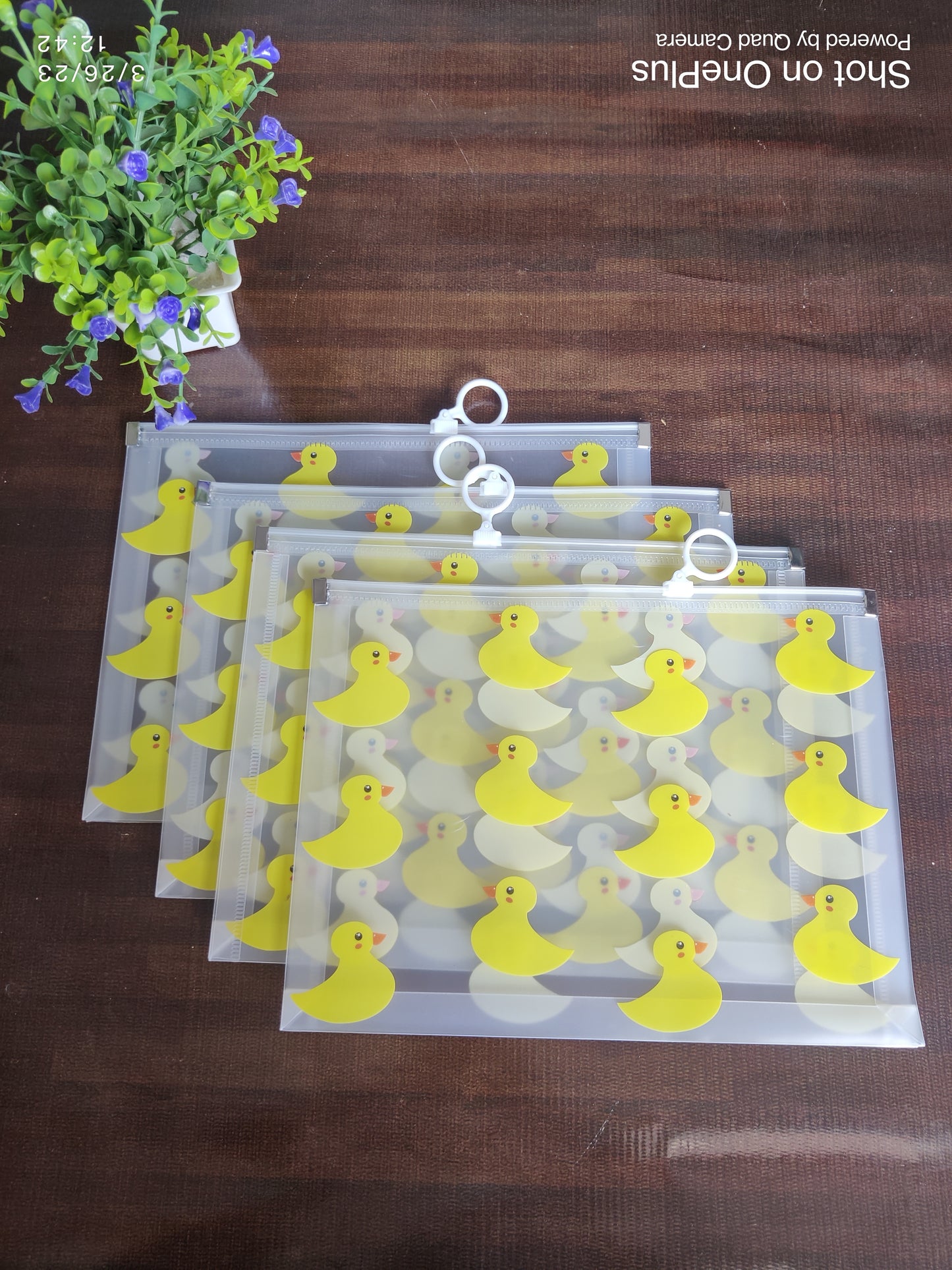 A5 Duck Transparent Pouch