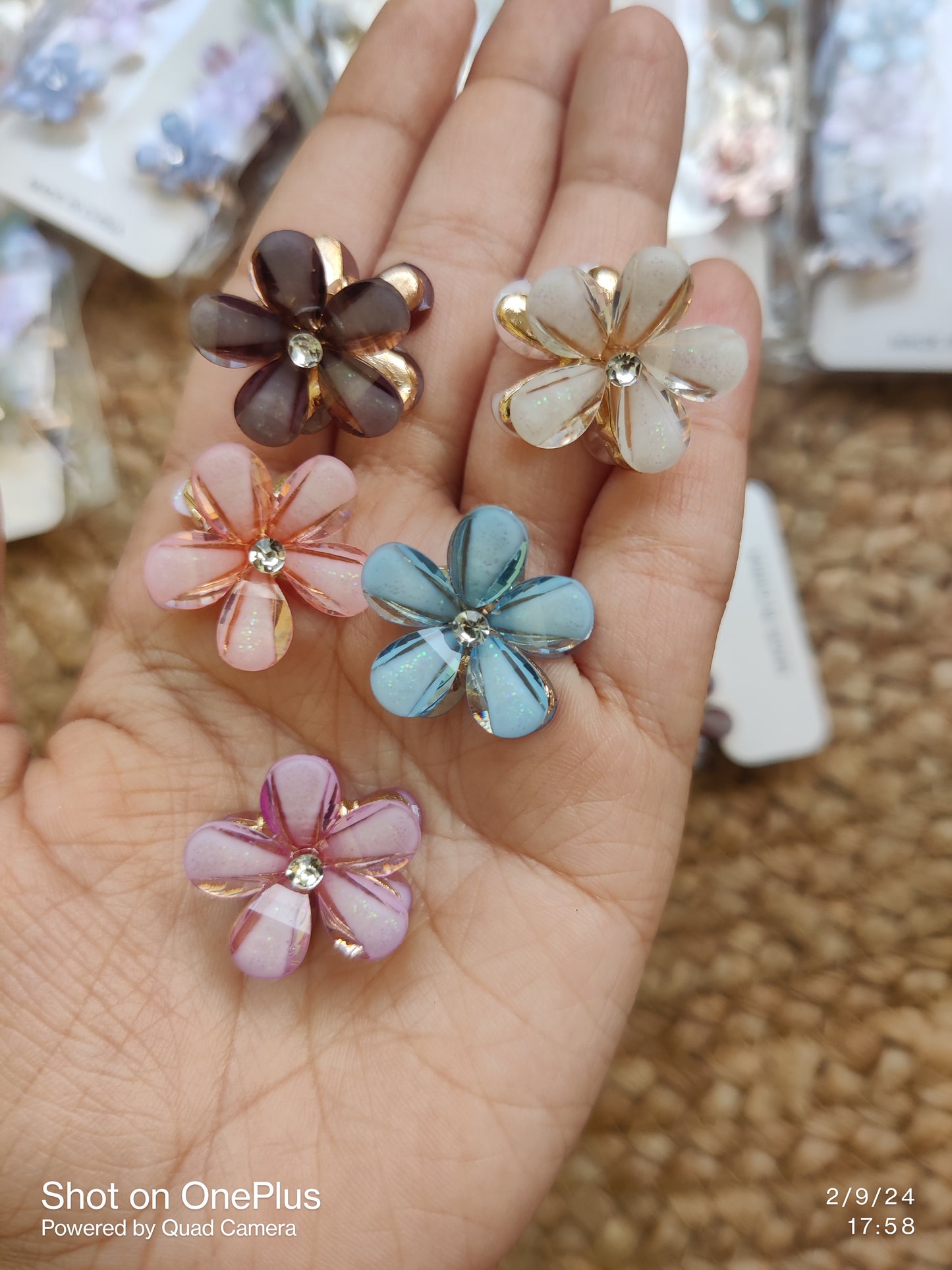 Premium mini Floral Claws