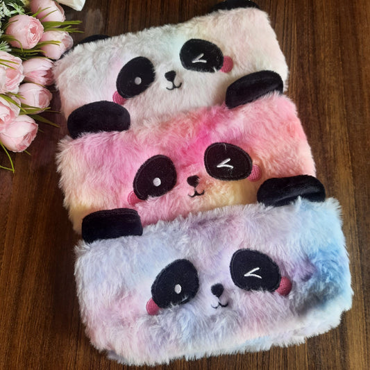 Panda Fur Pouches