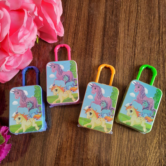 Unicorn Trolley Sharpener and Eraser