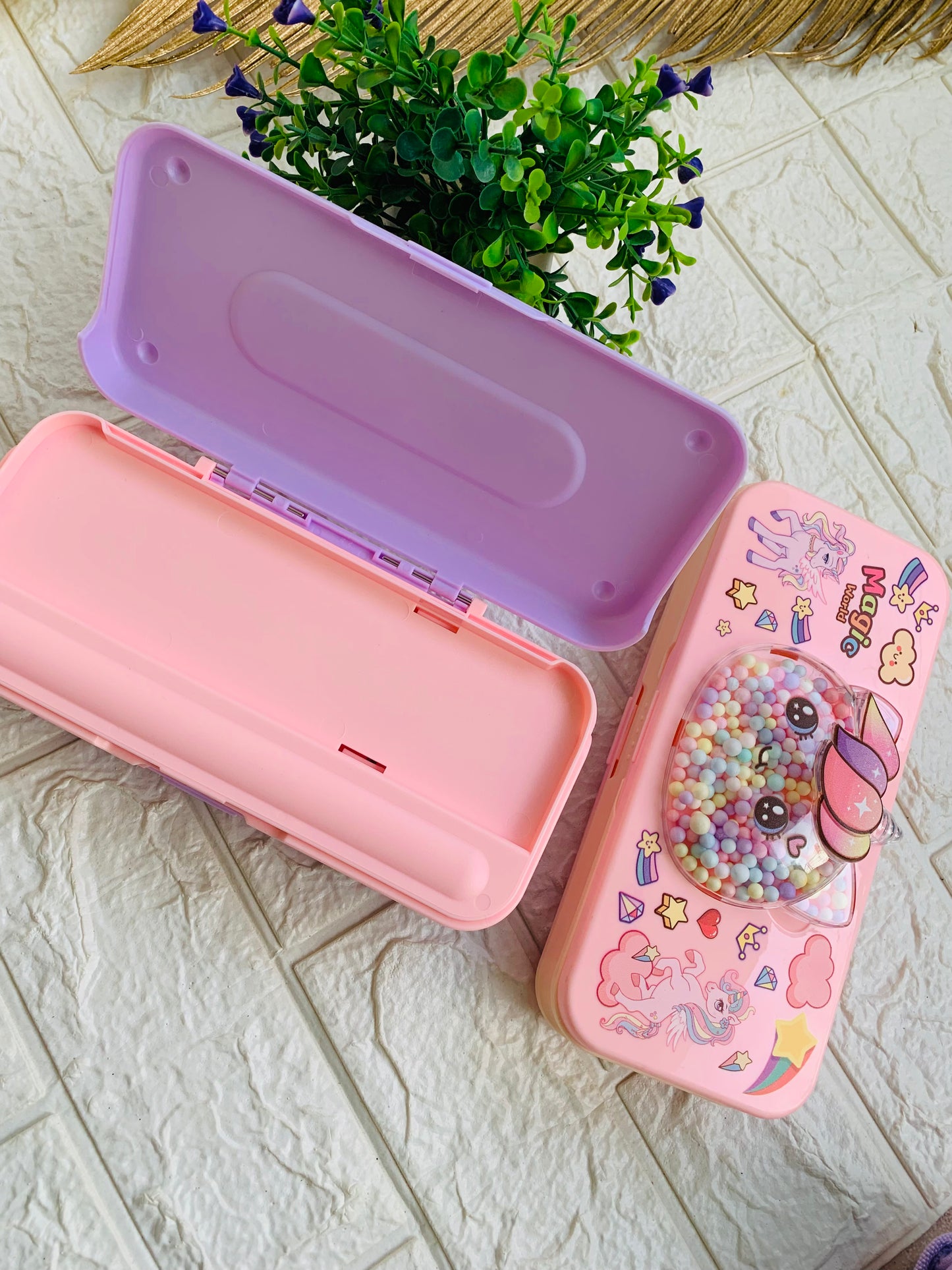Bubbles Magic Unicorn Pencil Case