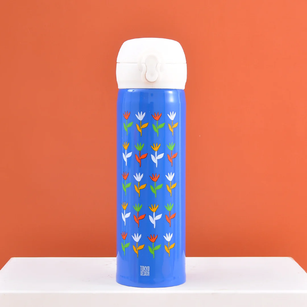 Floral Steel Water bottle
