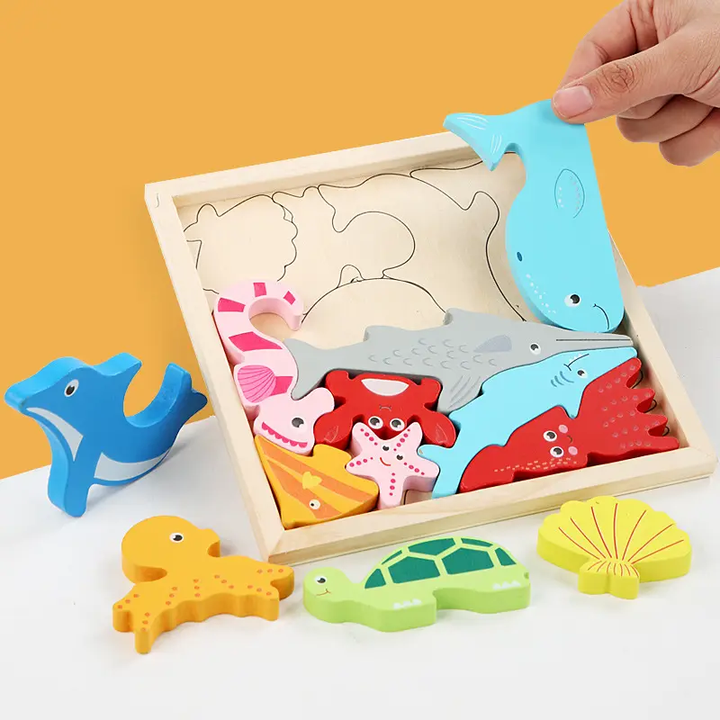 3D Wooden Puzzles