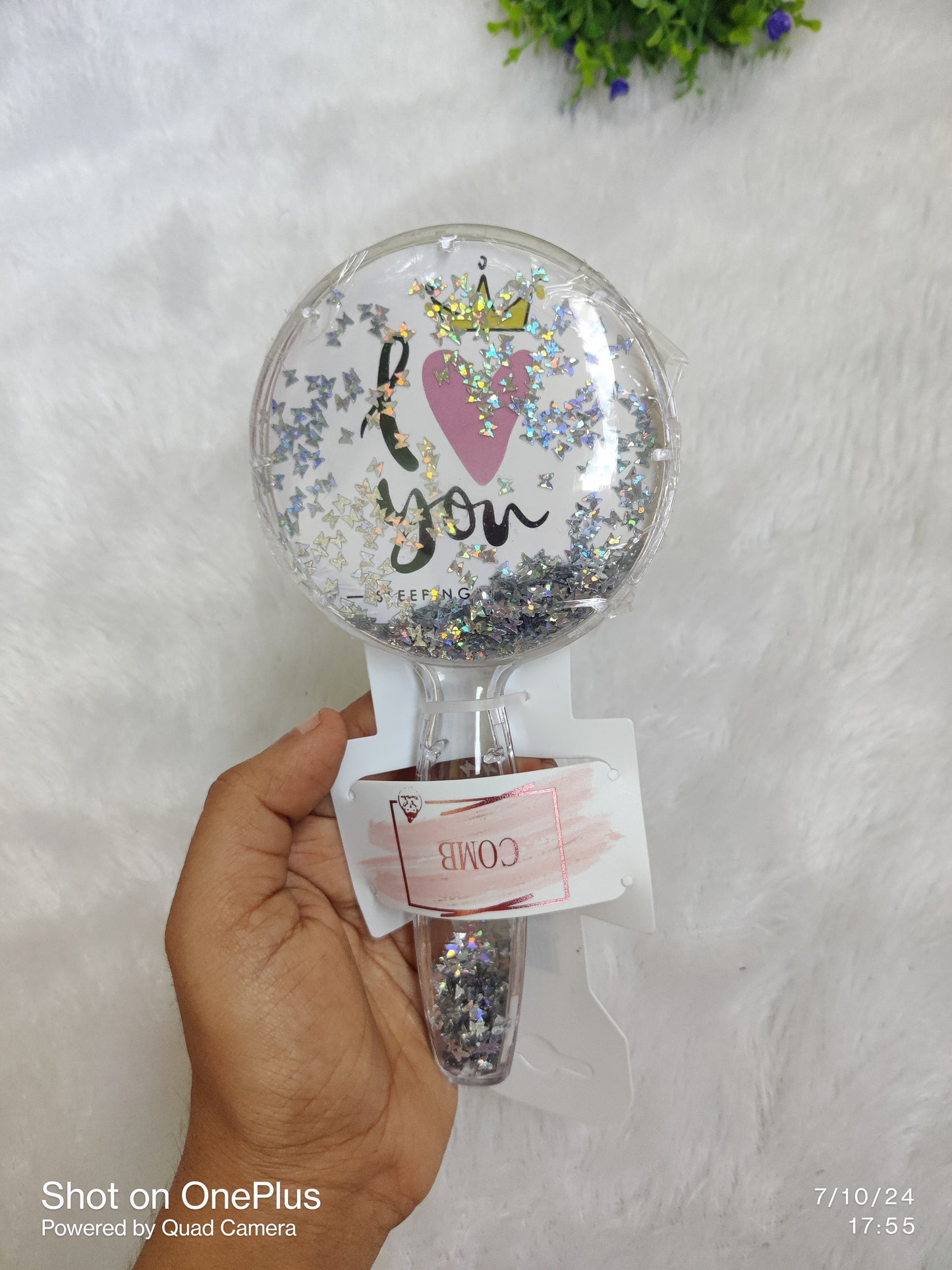 Round Crystal Combs