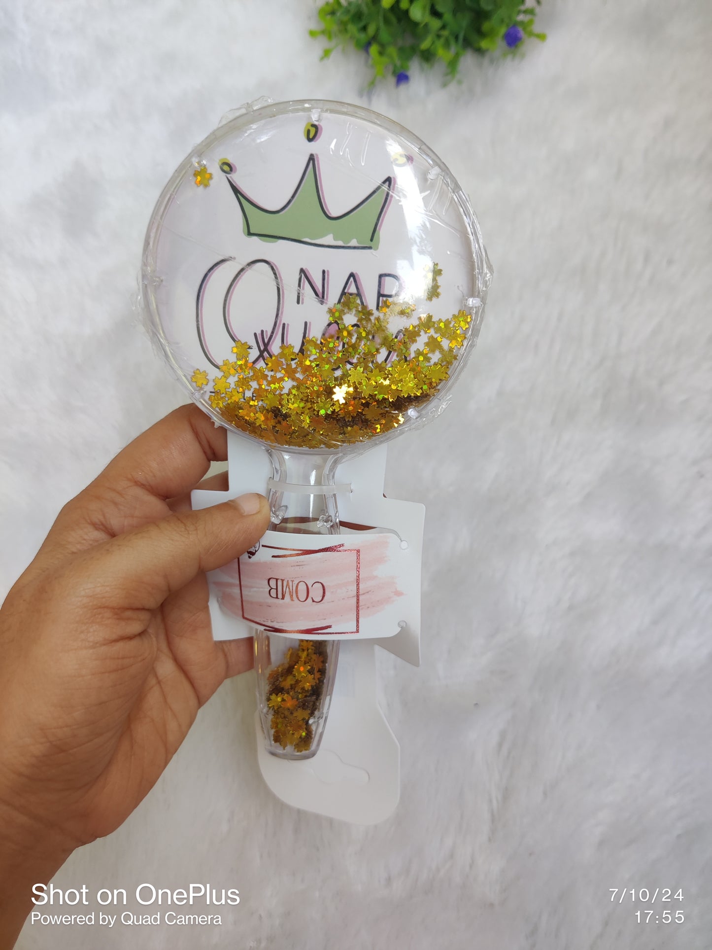 Round Crystal Combs
