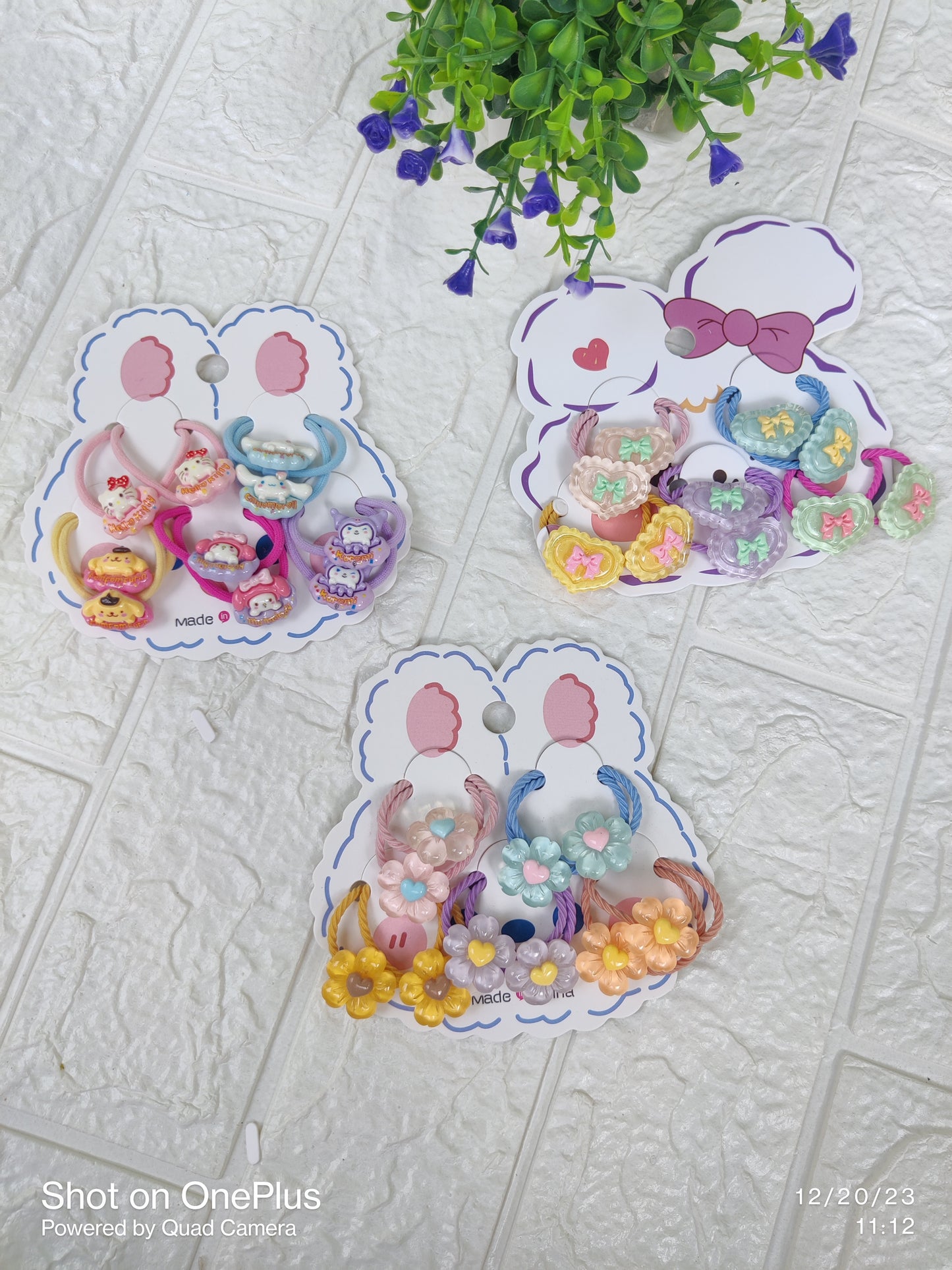 5 in 1 Hair Ties Card