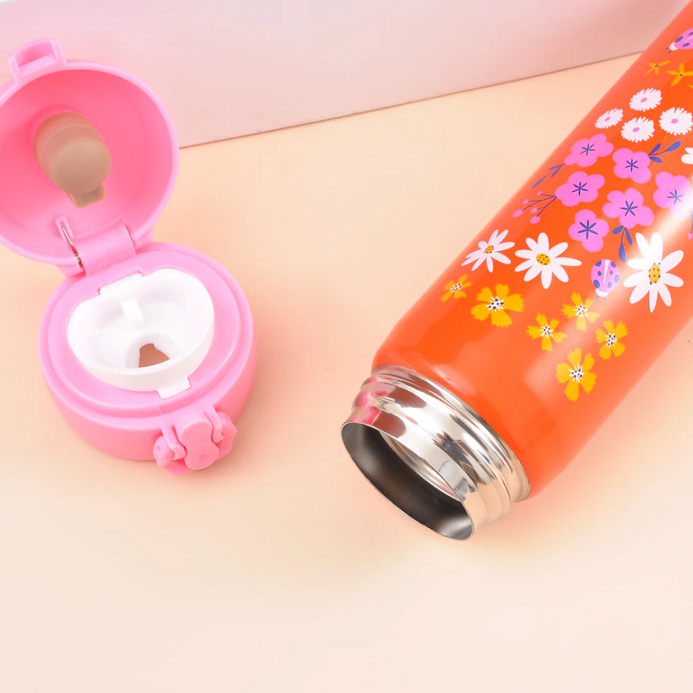 Floral Steel Water bottle