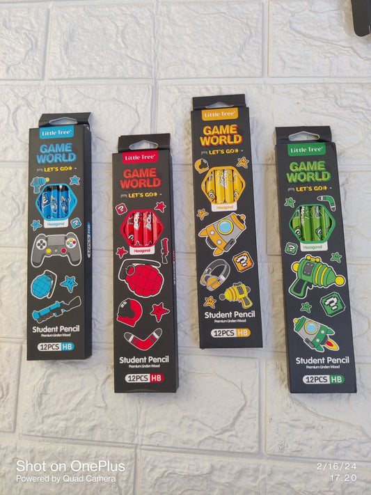 Game World Pencil Sets